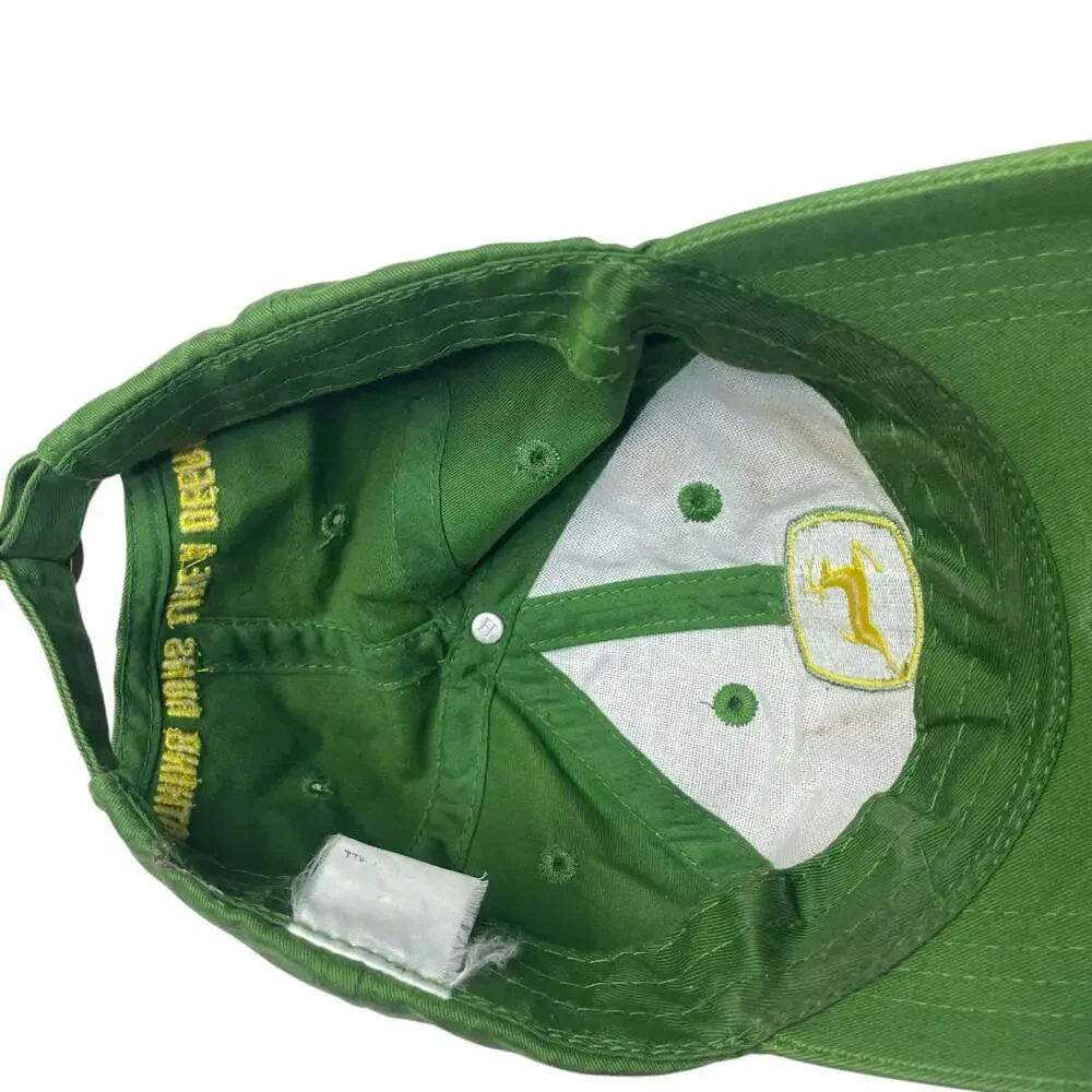 John Deere Owners Edition Green Adjustable Embroidered Logo Hat Cap